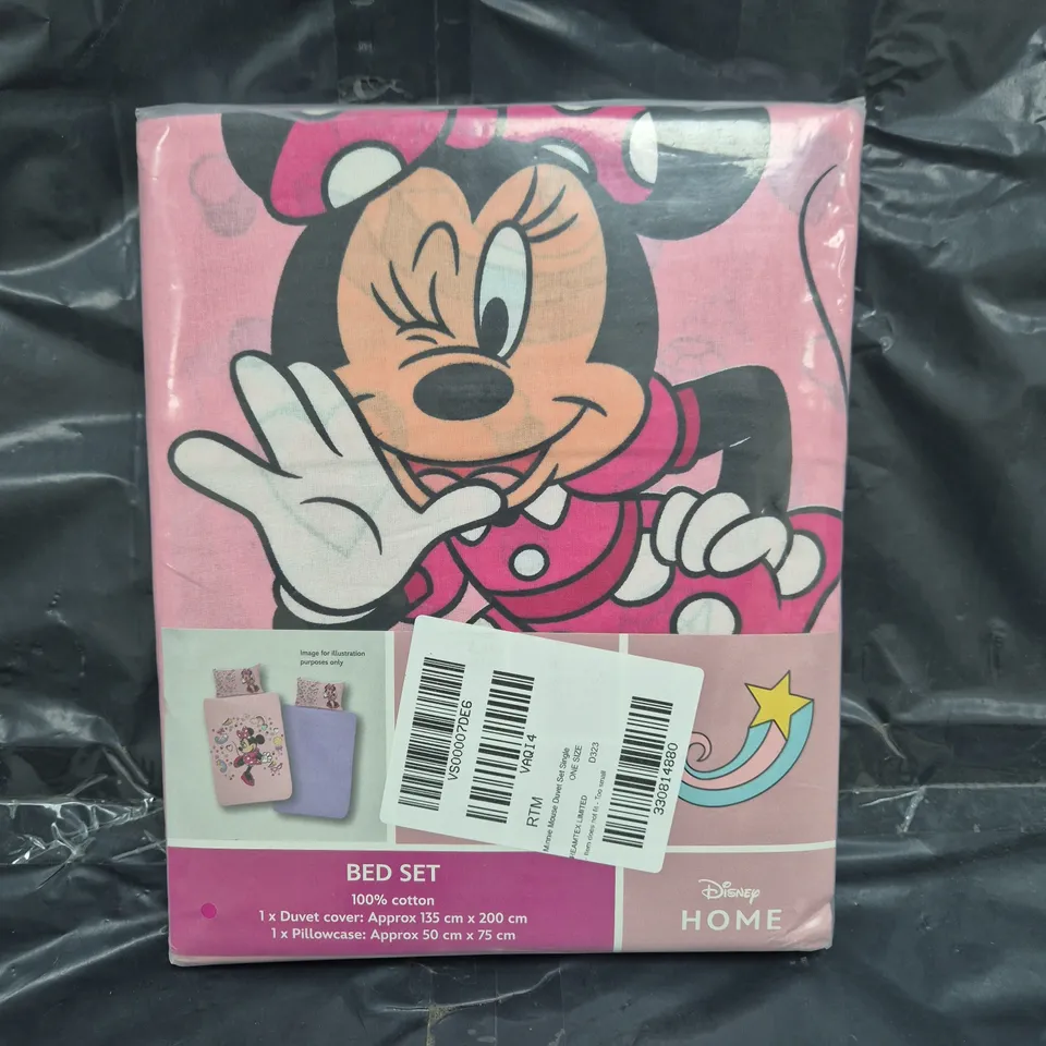 DISNEY MINNIE MOUSE SINGLE DUVET SET
