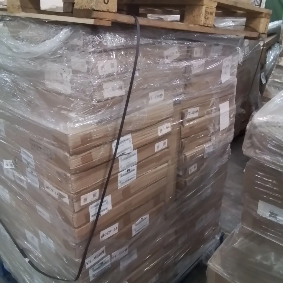 PALLET CONTAINING LARGE QUANTITY OF SIDE TABLES, VANITY MIRROR ECT.