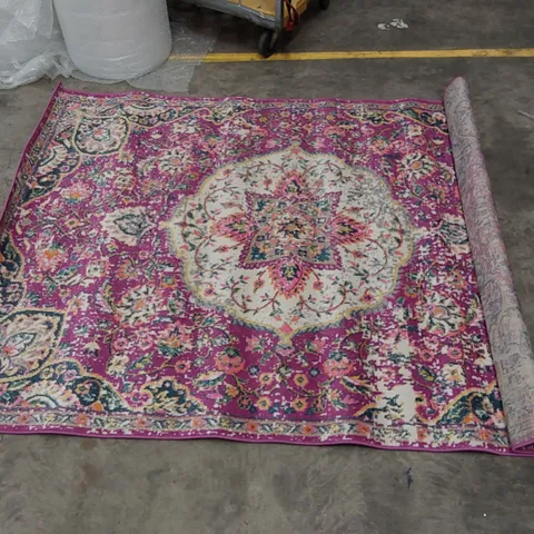 BRADBURN PINK/IVORY RUG // 160 X 220CM