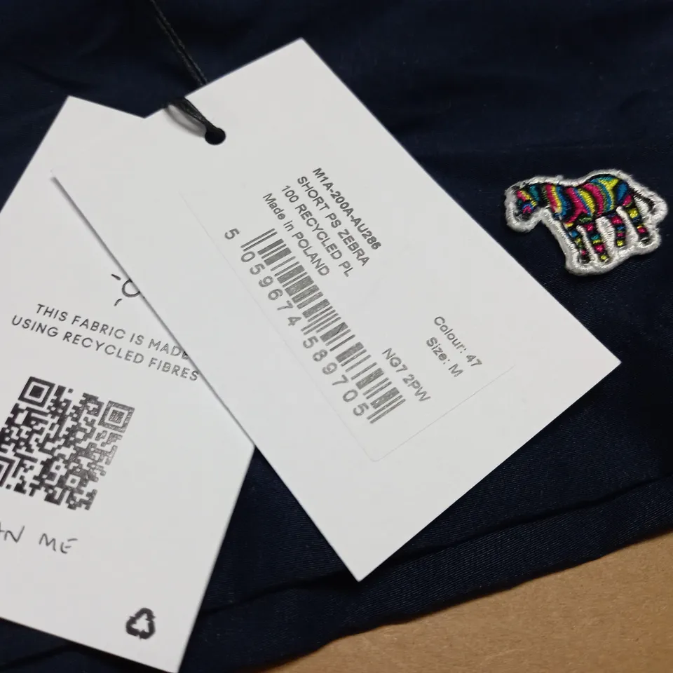 PAUL SMITH NAVY SWIM SHORTS - M