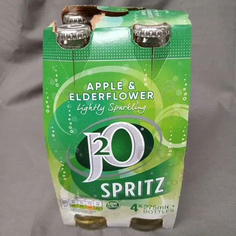 SIX PACKS OF FOUR APPLE AND ELDERFLOWER LIGHTLY SPARKLING J2O SPRITZ 275ML BOTTLES