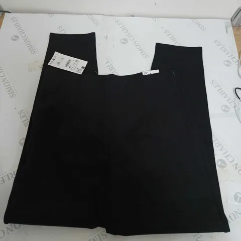 ZARA LEGGINGS HI-RISE BLACK TROUSERS - XXL