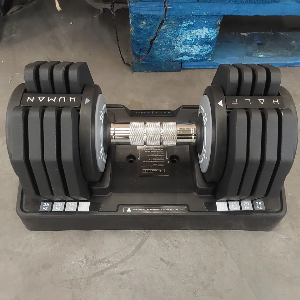 HALF HUMAN ADJUSTABLE DUMBBELL (1 X 25KG)