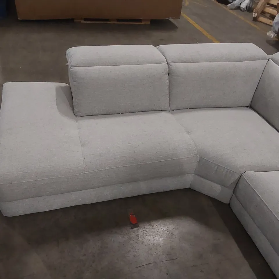 DANETTI SERENE LEFT HAND CORNER CHAISE FABRIC SOFA - INCOMPLETE