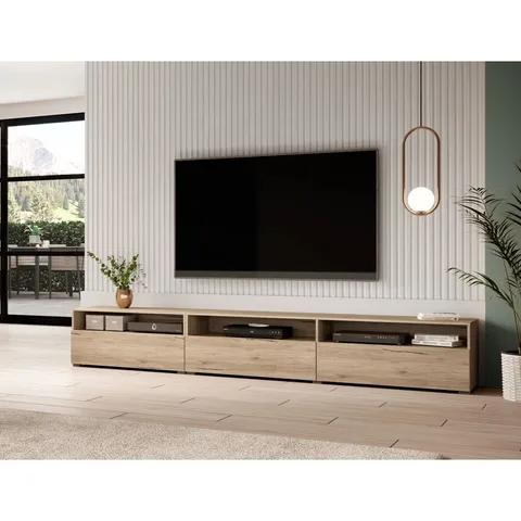 BOXED ELGINPARK TV STAND FOR TVS UP TO 88" (2 BOXES)