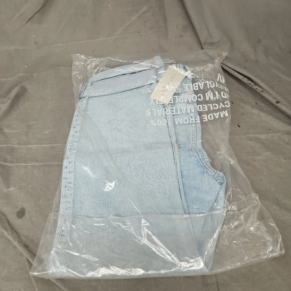 MINT VELVET TURN UP SLIM JEANS IN LIGHT INDIGO SIZE 12R