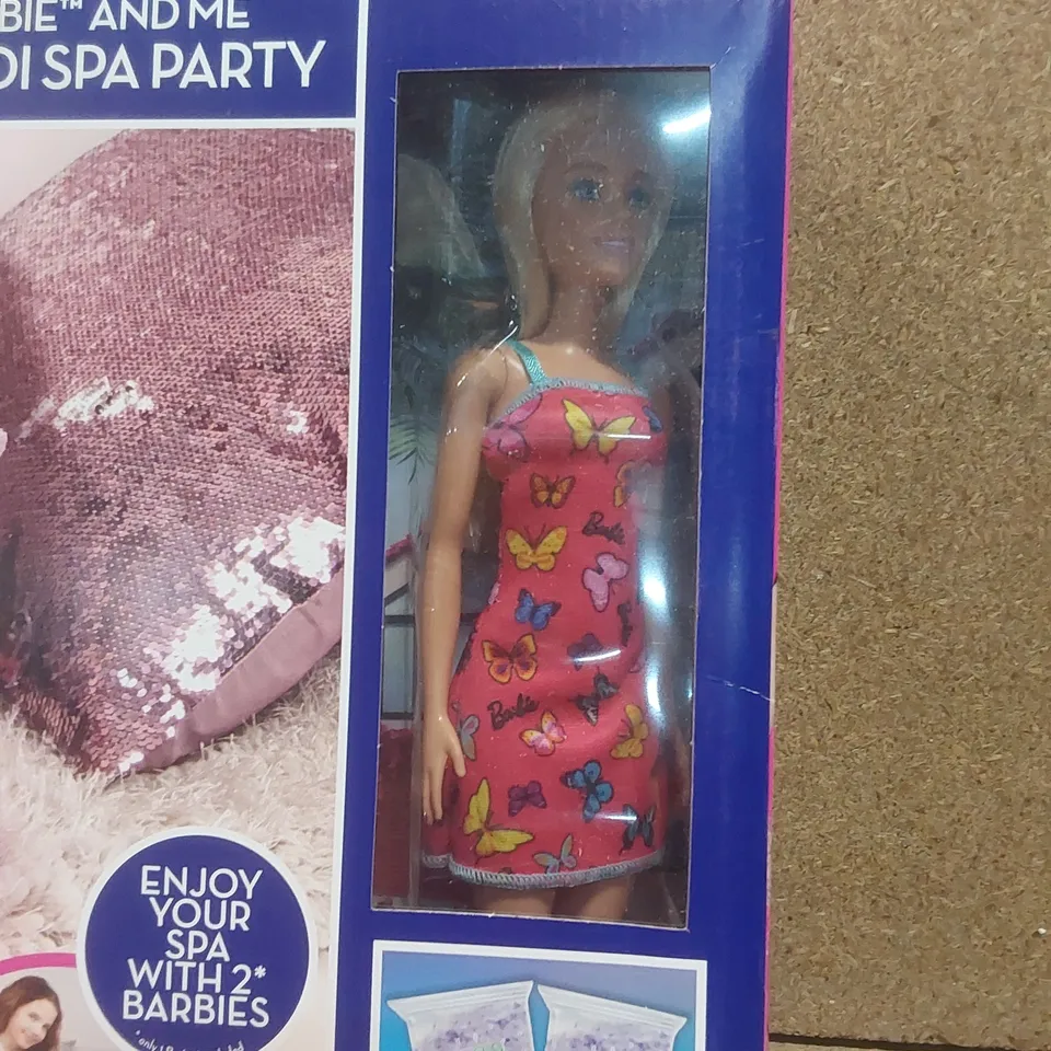 BOXED BARBIE & ME PEDI PARTY WITH DOLL