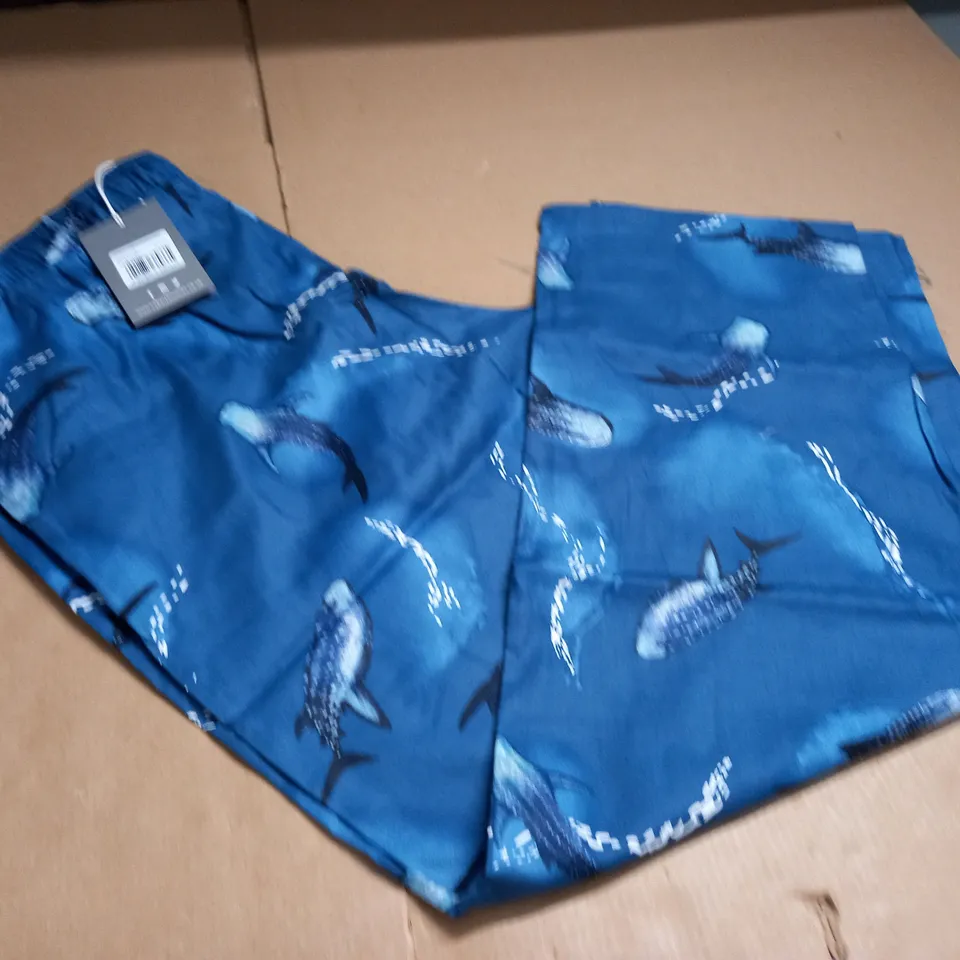 CYBERJAMMIES WHALE THEMED PJ PANTS - M