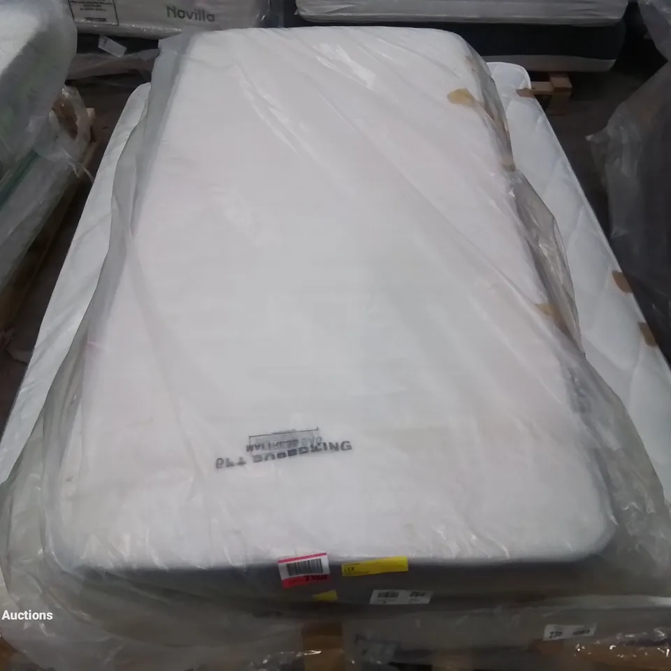 QUALITY BAGGED 3FT SINGLE HYBRID MEMORY FOAM OPEN COIL MATTRESS 