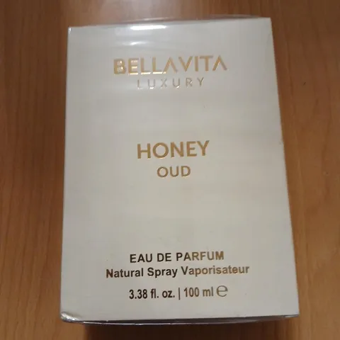 BOXED AND SEALED BELLAVITA LUXURY HONEY OUD EAU DE PARFUM 100ML