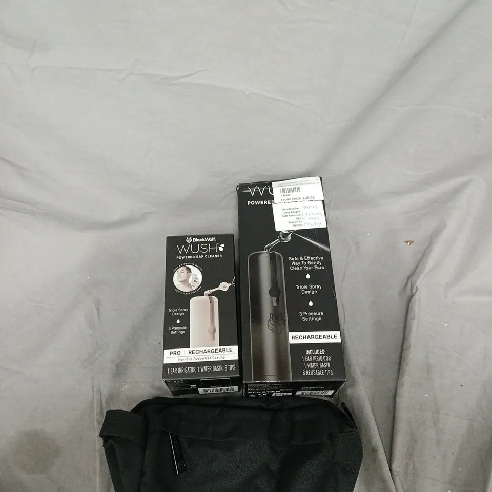 BLACKWOLF WUSH POWERED EAR CLEANER - PRO RECHARGEABLE (BOXED)