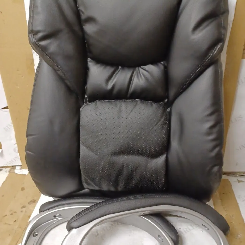 PU DIRECTORS OFFICE CHAIR - BLACK (COLLECTION ONLY) RRP £99