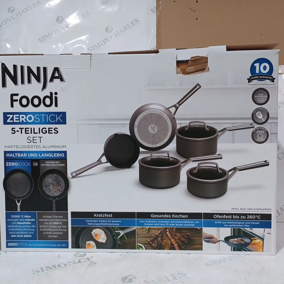 BOXED NINJA FOODI ZEROSTICK PAN SET