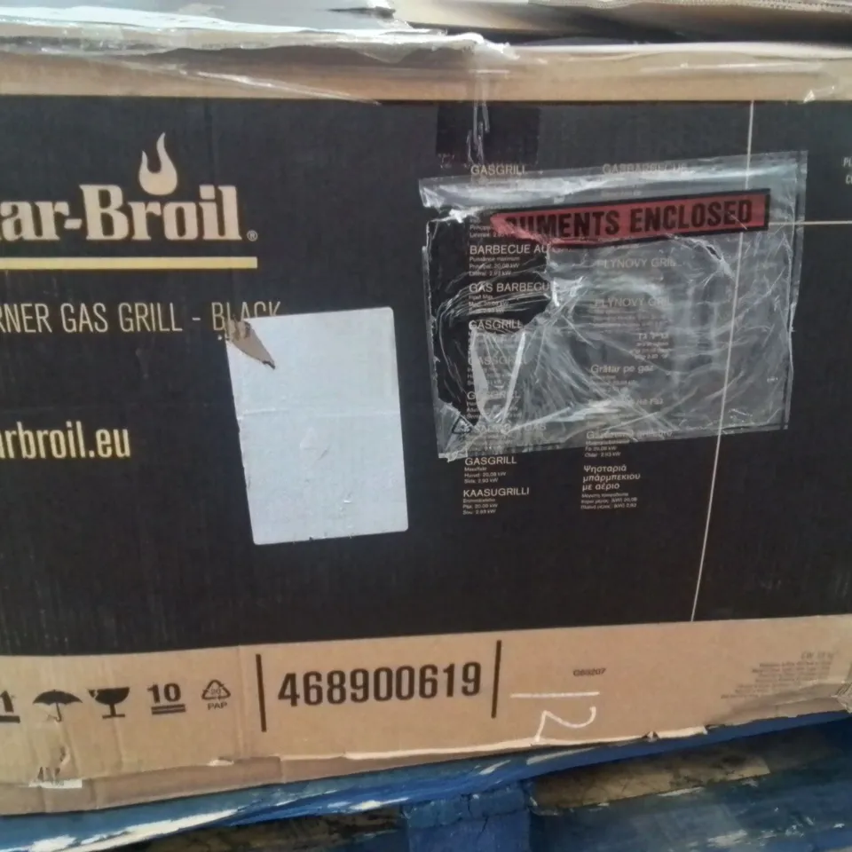 BOXED CHAR-BROIL 6 BURNER WITH SIDE BURNER GAS BBQ
