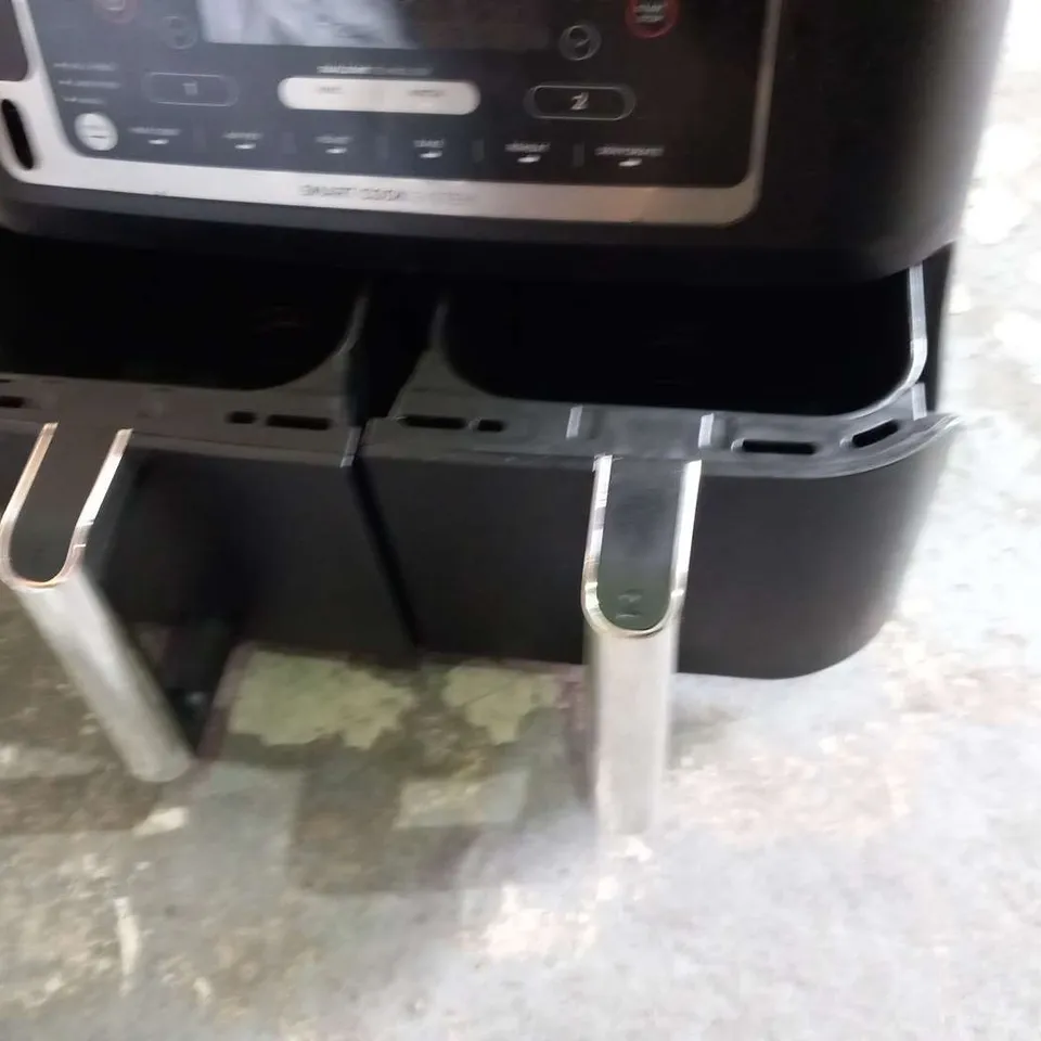 NINJA FOODI MAX DUAL ZONE 9.5L AIR FRYER WITH SMART COOK SYSTEM AF451UK