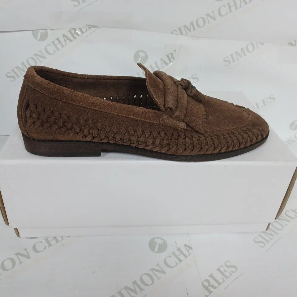 BOXE MENS CASUAL BROWN SHOES SIZE 44