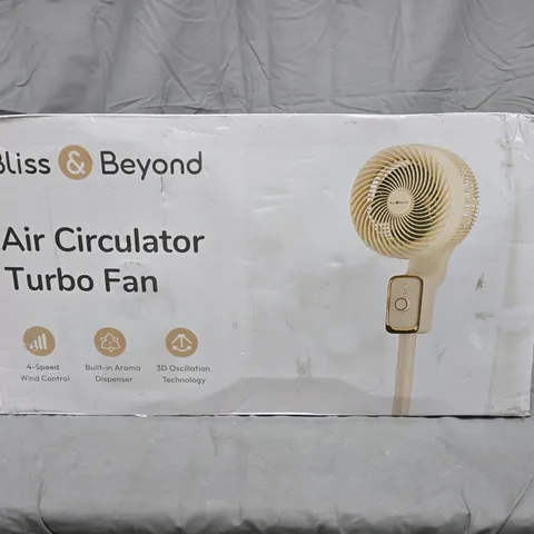 BLISS & BEYOND AIR CIRCULATOR TURBO FAN