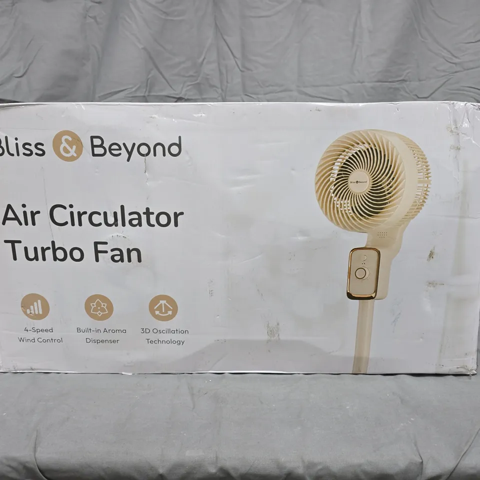 BLISS & BEYOND AIR CIRCULATOR TURBO FAN