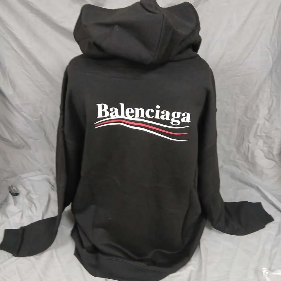 BALENCIAGA HOODIE – BLACK, SIZE M