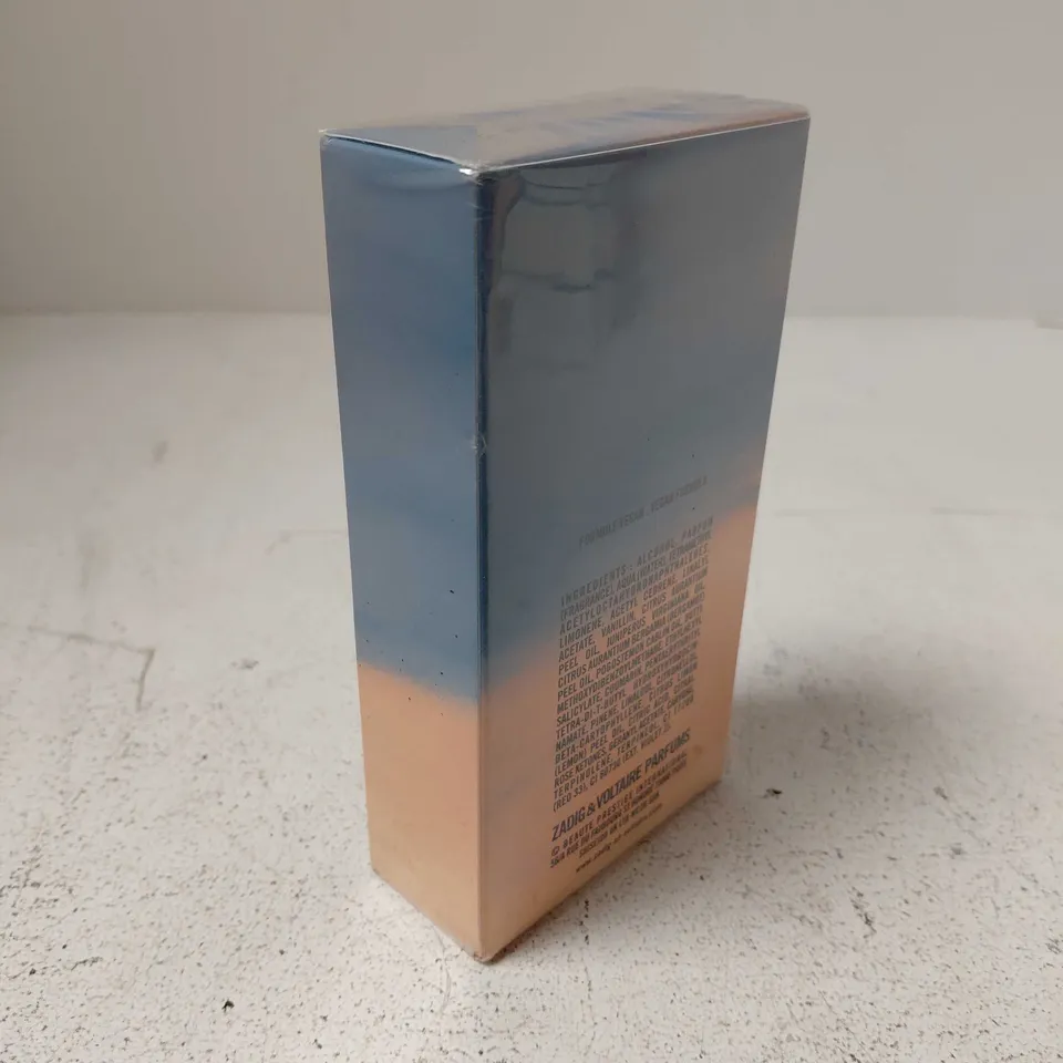 SEALED ZADIG & VOLTAIRE BURNING LOVE THIS IS HIM 100ML EAU DE PARFUM