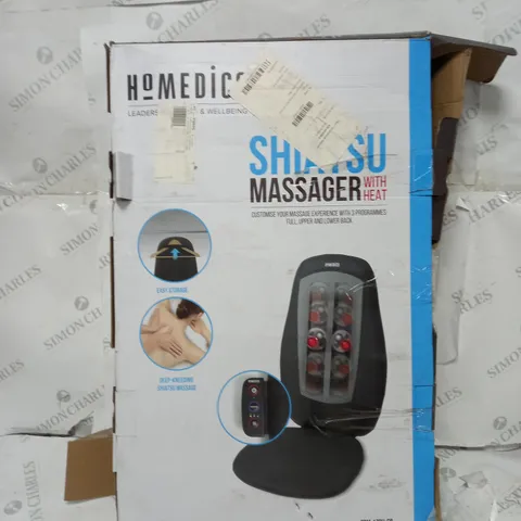 HOMEDICS SHIATSU MASSAGER WITH HEAT