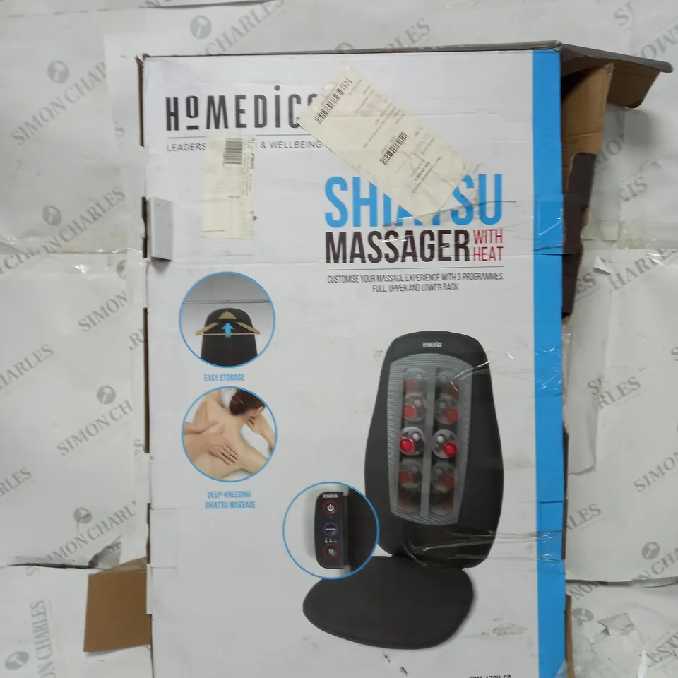 HOMEDICS SHIATSU MASSAGER WITH HEAT 