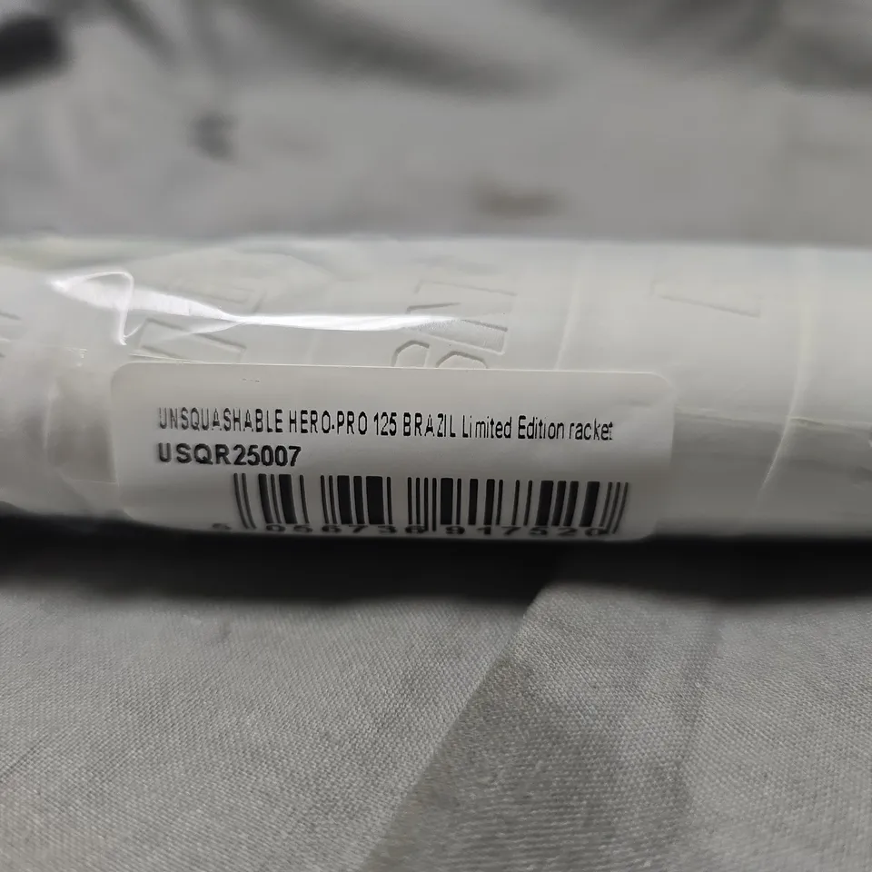 LOTOF 2 UNSQUASHABLE HERO PRO 125 BRAZIL LIMITED EDITION SQUASH RACKETS