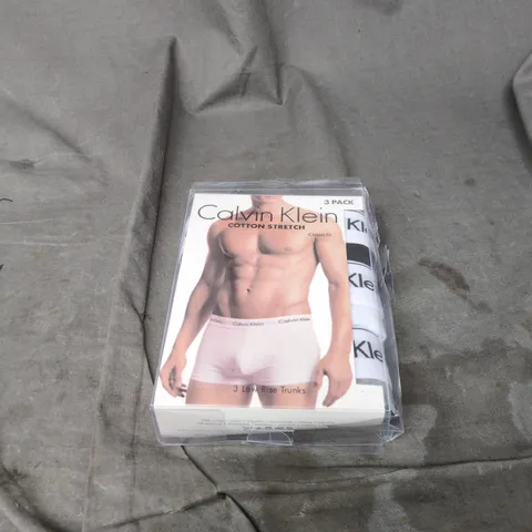 3 PACK CALVIN KLEIN LARGE LOW RISE TRUNKS