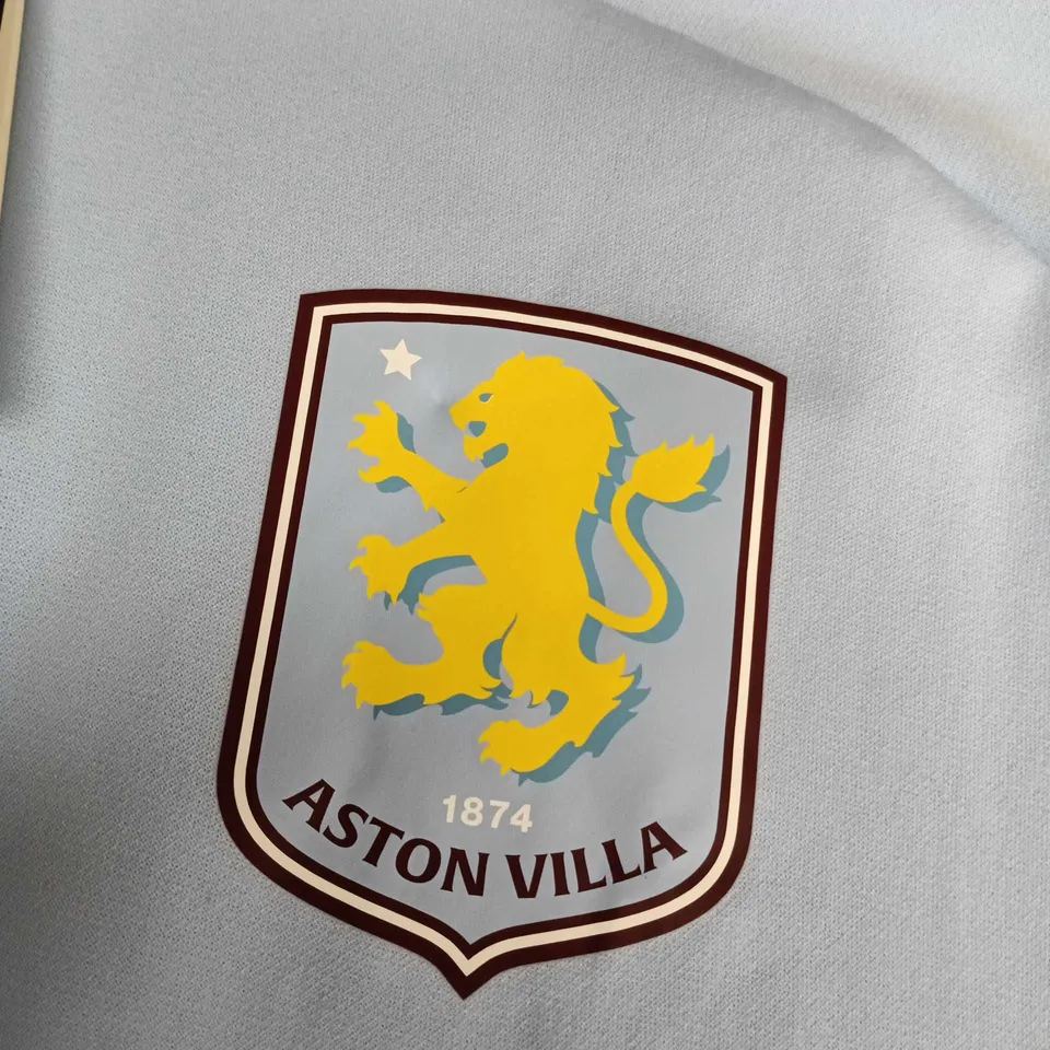 ASTON VILLA FC TRACK TOP – ADIDAS, LIGHT BLUE, MEN'S UK L