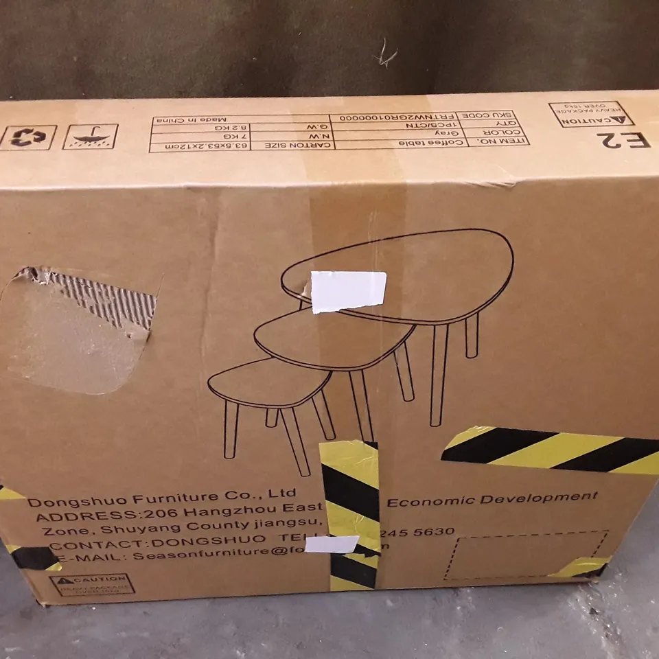 BOXED GREY COFFEE TABLE - 1PCS/CTN