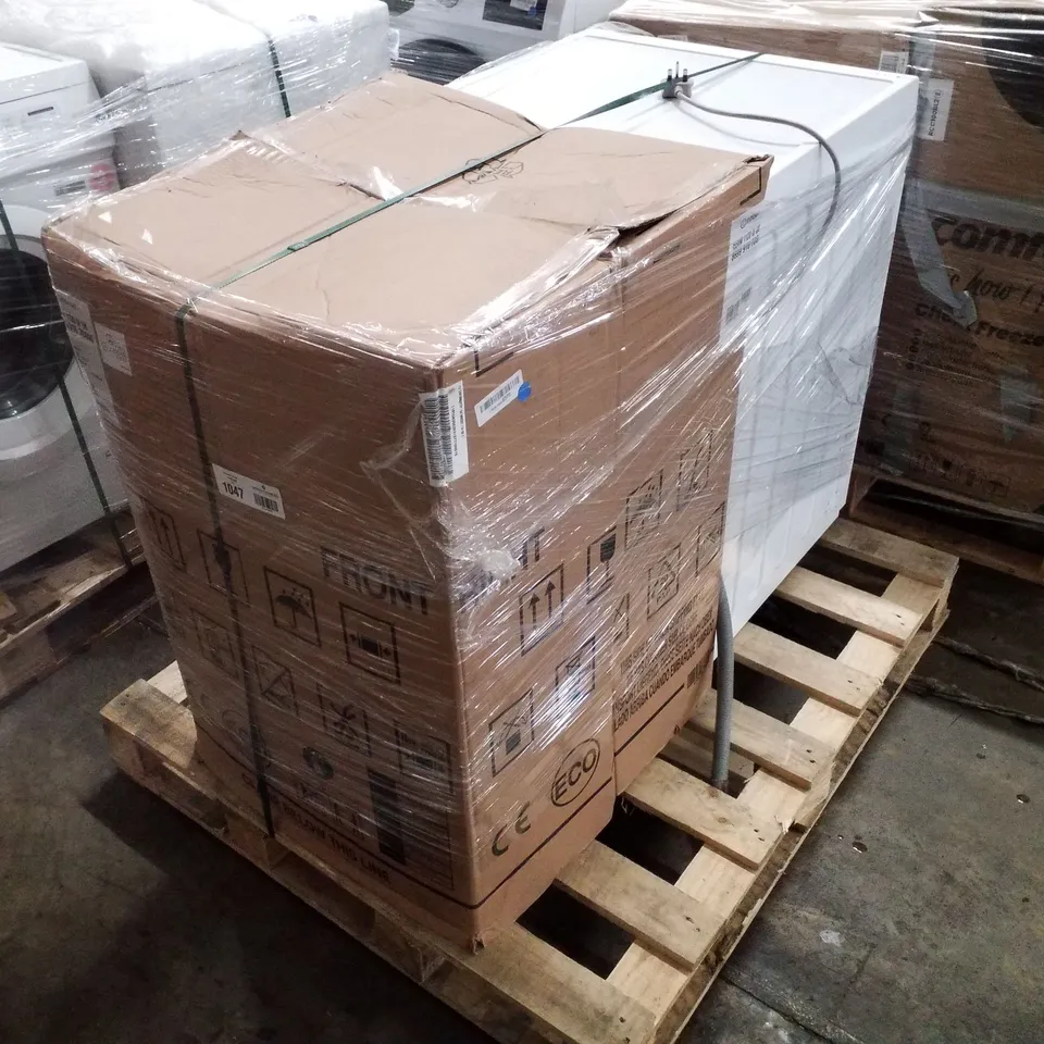 PALLET OF APPROXIMATELY 2 UNPROCESSED RAW RETURN WHITE GOODS TO INCLUDE