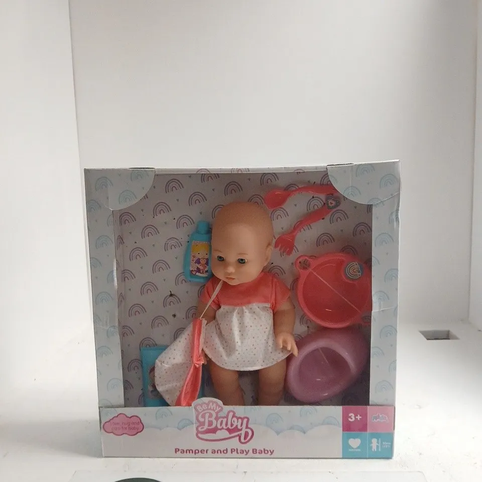 BE MY BABY PAMPER AND PLAY BABY DOLL – BOXED WITH ACCESSORIES