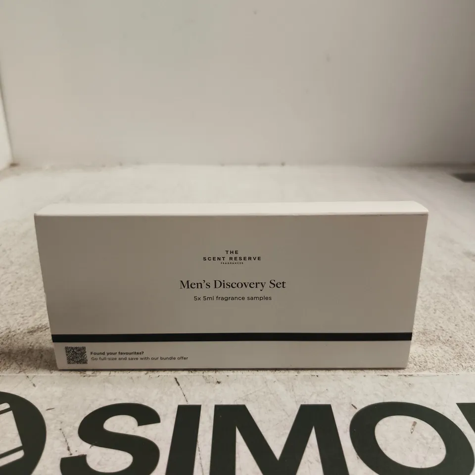 THE SCENT RESERVE MEN’S DISCOVERY SET - 5 X 5ML FRAGRANCE SAMPLES