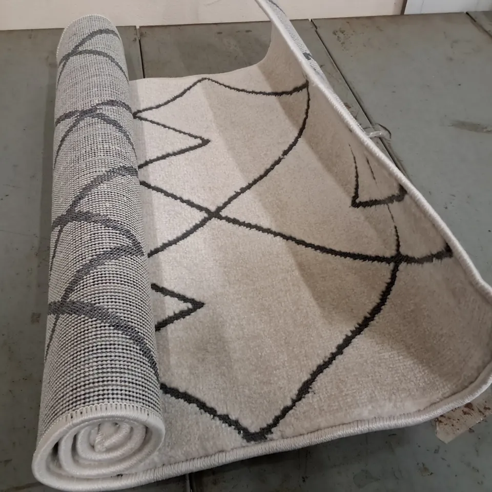 BRAND NEW PACO HARAL RUG IN WHITE - 60X100CM