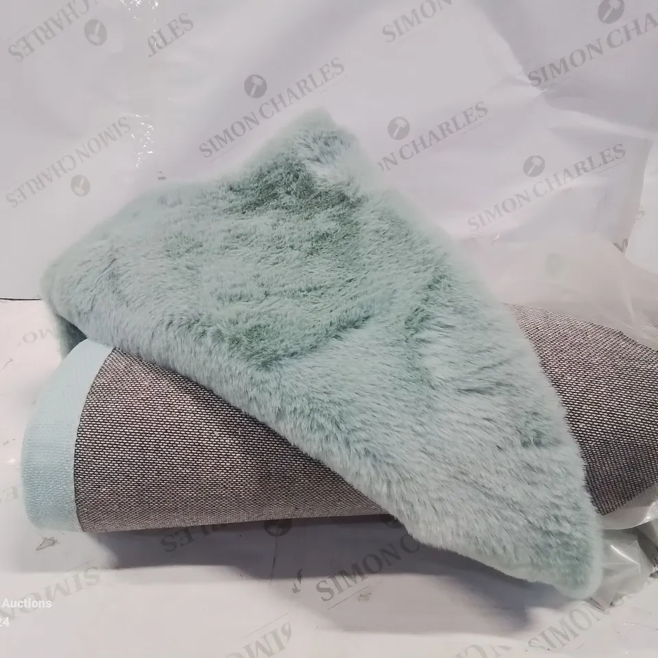 BRAND NEW PACO HOME TURQUOISE RABBIT RUG 140CM X 200CM