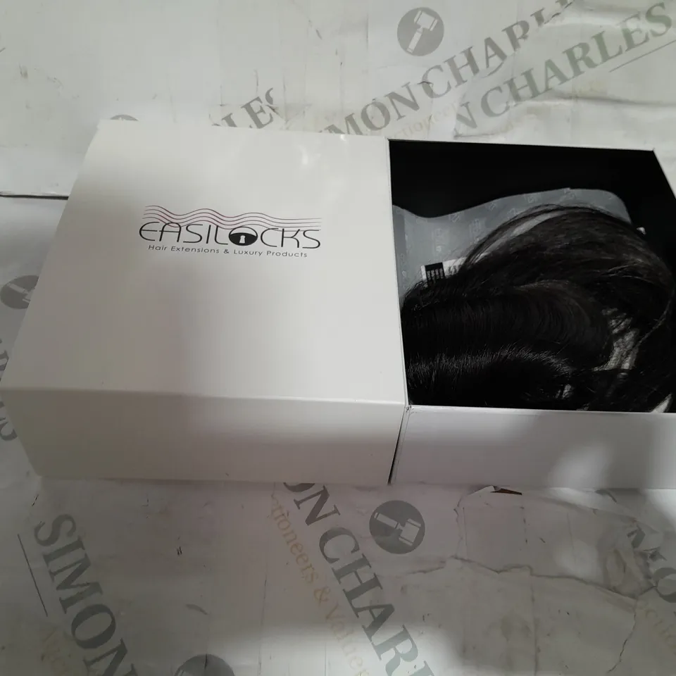 EASILOCKS EASY CLIP IN FRINGE IN BLACK