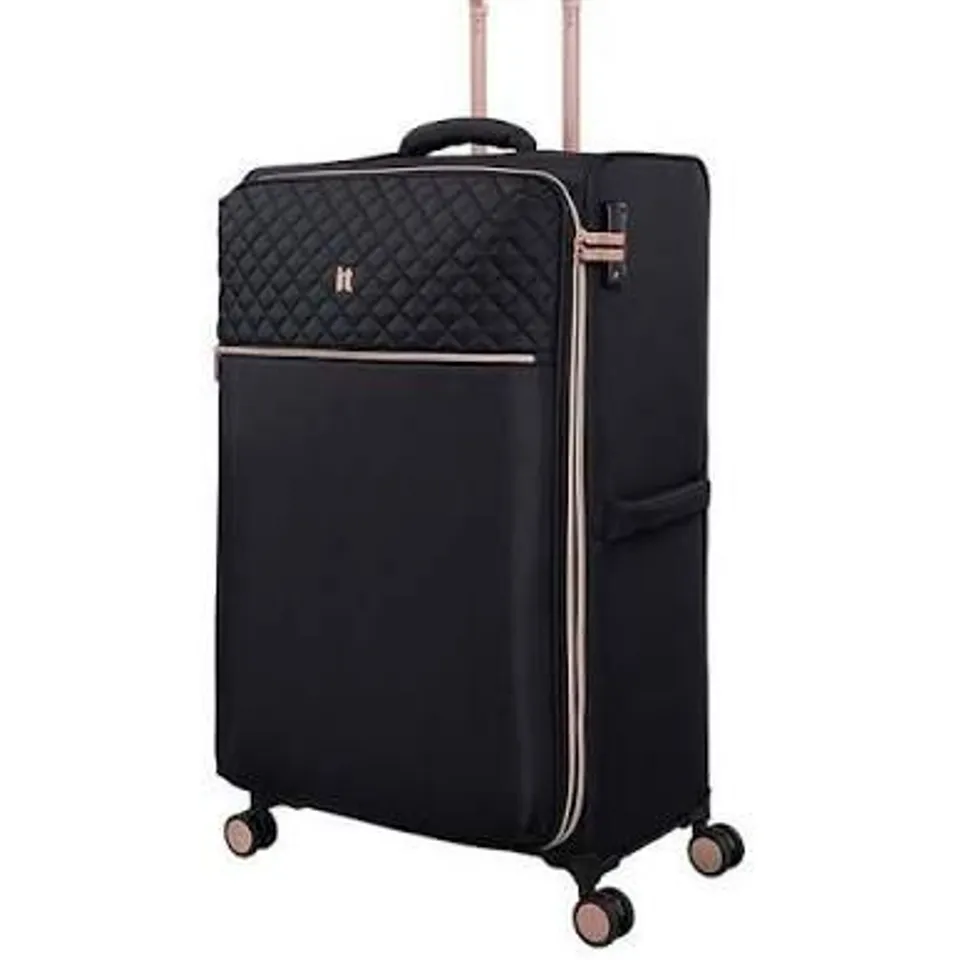 IT LUGGAGE DIVINITY BLACK LARGE SUITCASE WITH TSA LOCK