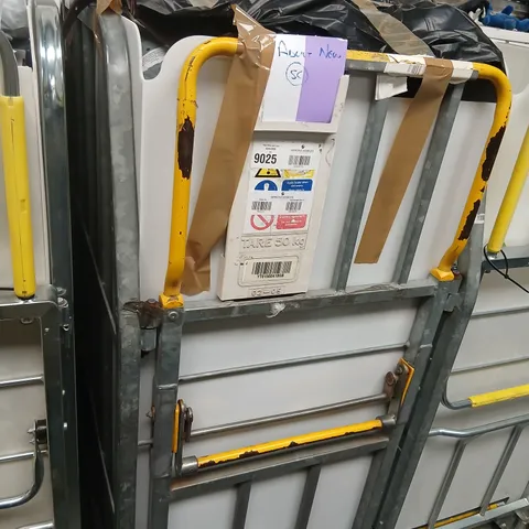 LARGE CAGE OF ASSORTED UNPROCESSED RAW RETURN DESIGNER CLOTHING