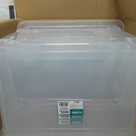 UNBRANDED PASTIC STORAGE CONTAINERS WITH LIDS - COLLECTION ONLY 