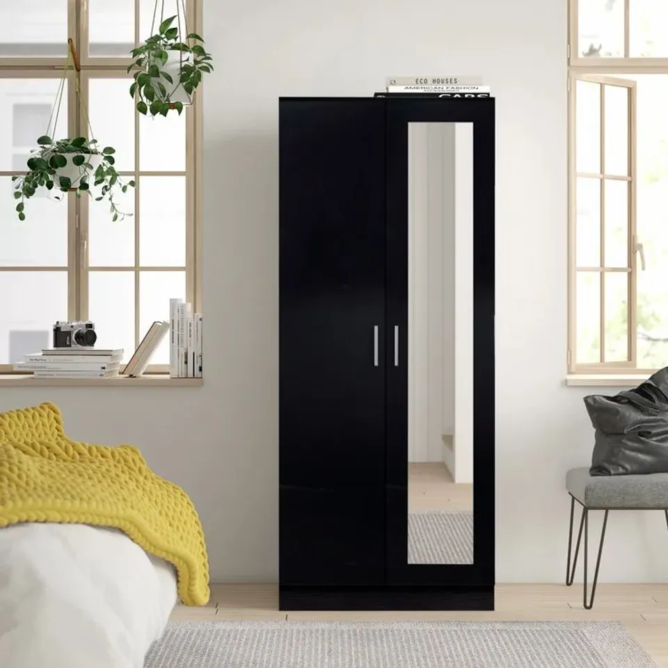 BOXED EVA 2 DOOR SLIDING WARDROBE 2 BOXES