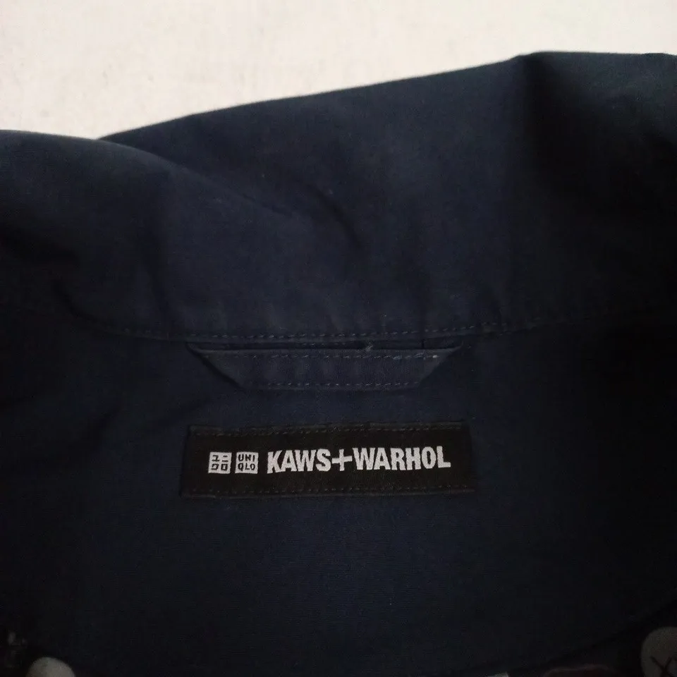 UNIQLO KAWS + WARHOL COLLABORATION NAVY JACKET