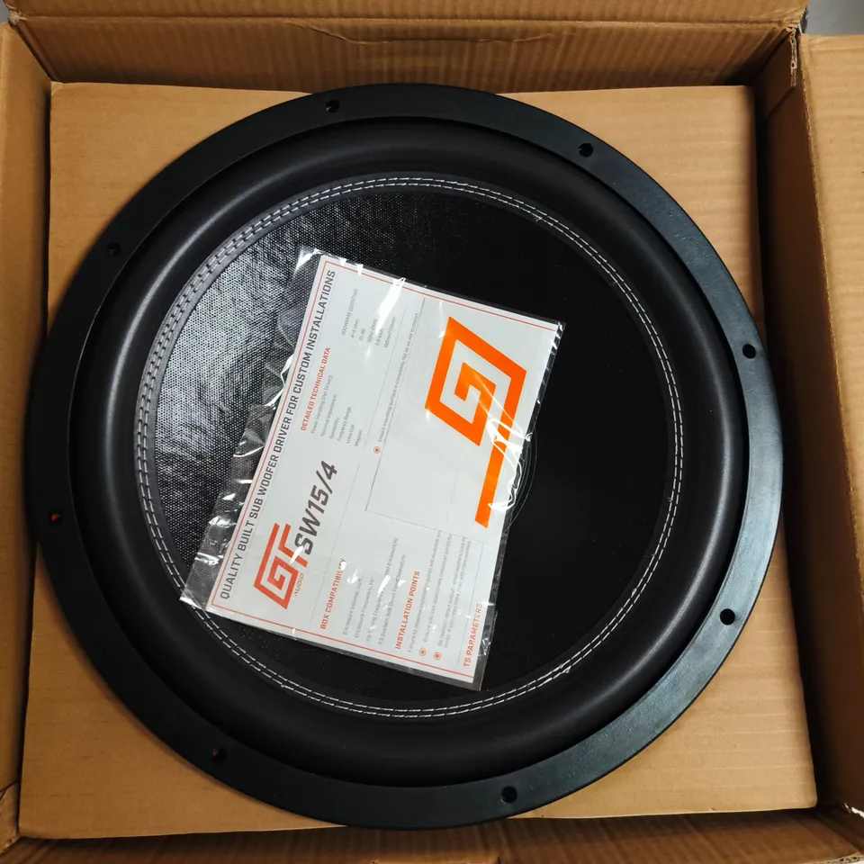 GT-SW15/4 15" DUAL 4 OHM SUBWOOFER – BOXED