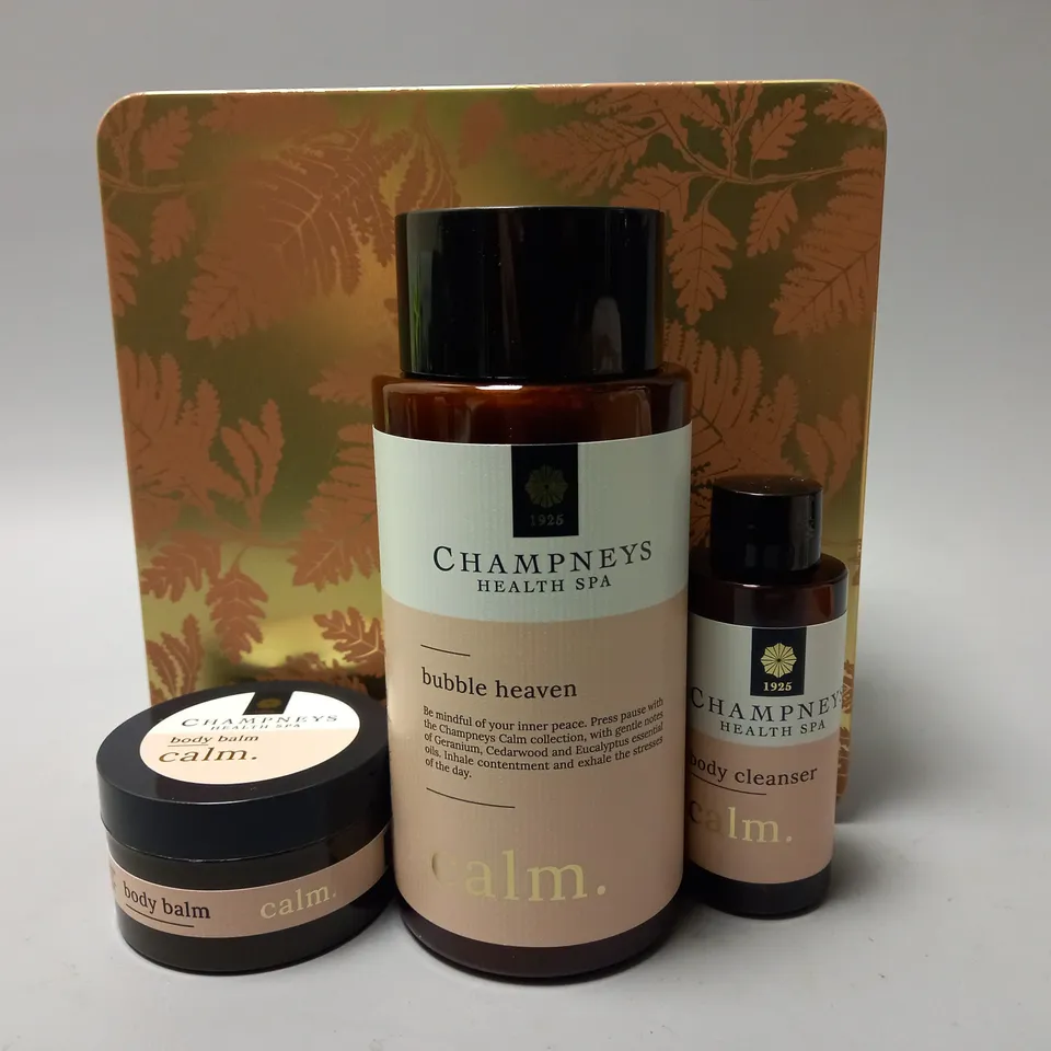 BOXED CHAMPNEYS HEALTH SPA CALM SET