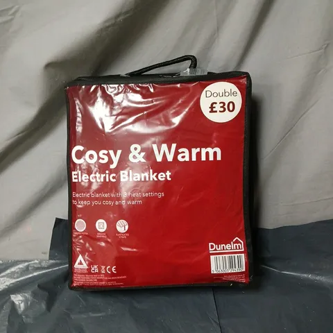 DUNELM COSY & WARM ELECTRIC BLANKET – DOUBLE