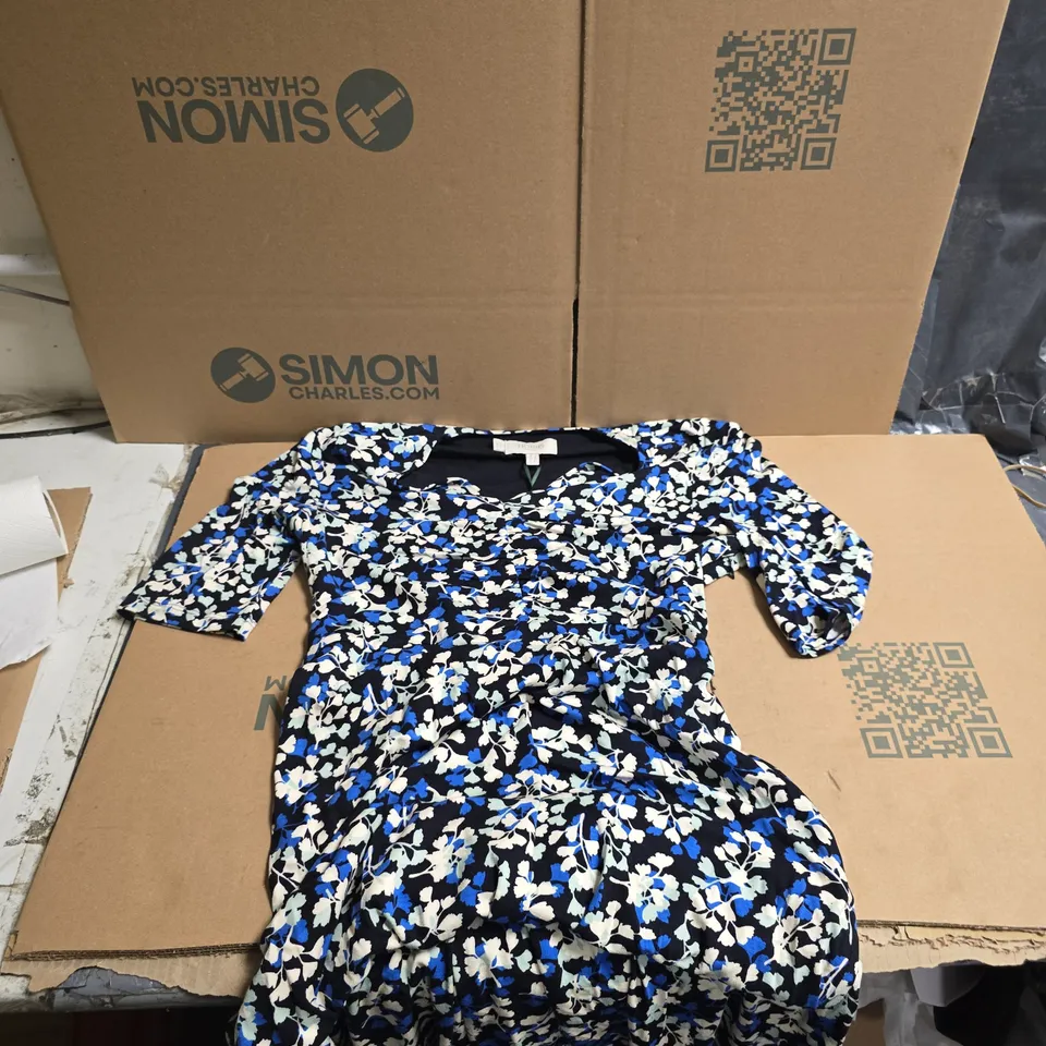 HOBBS LONDON FLORAL PRINT DRESS – UK 10 (EU 38)