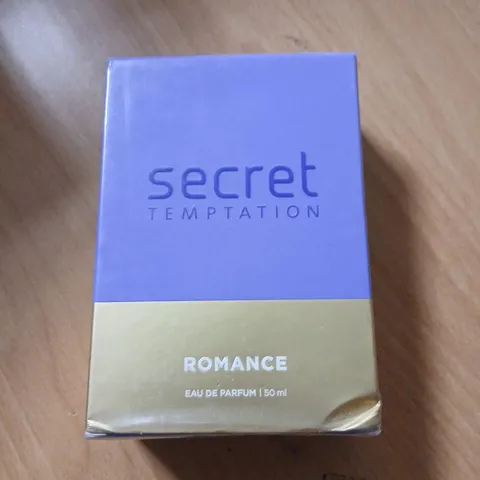 BOXED AND SEALED SECRET TEMPTATION ROMANCE EAU DE PARFUM 50ML