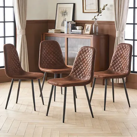 BOXED KAYLANI MODERN UPHOLSTERED DINING CHAIR (SET OF 4)