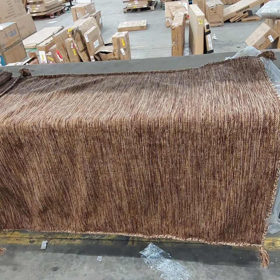 BRAND NEW PACO HOME KILIM 210 RUG IN BROWN - 170 x 120cm