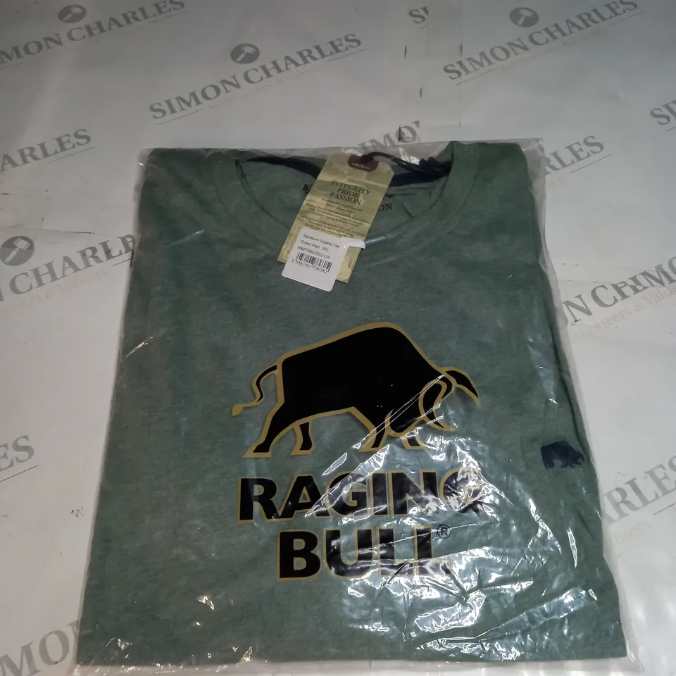 BAGGED RAGING BULL SIGNATURE ORGANIC T-SHIRT SIZE 3XL