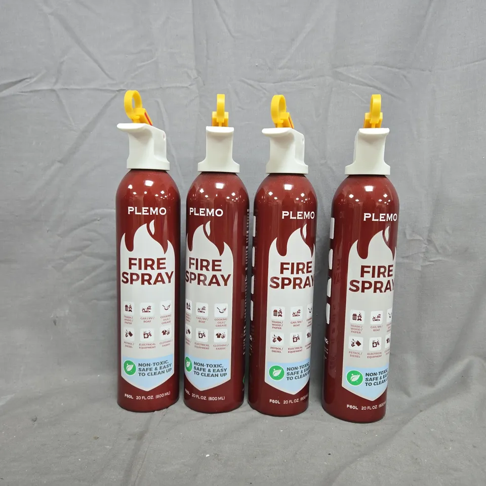 PLEMO FIRE SPRAY 4-PACK